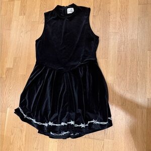 Fashion Brand Company Black Velvet Dress